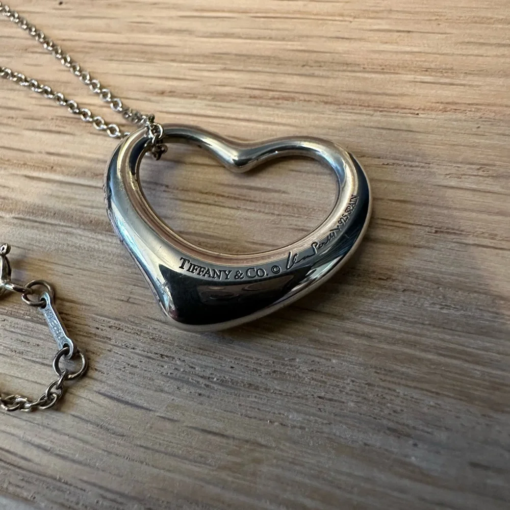 Tiffany & Co. Elsa Peretti Open Heart Necklace – Sterling Silver